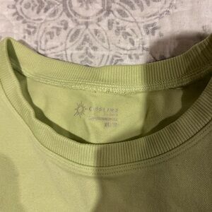 Olive Green Crop Top